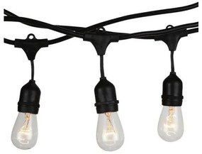 Αδιάβροχη Γιρλάντα IP65 Καλώδιο 15m 15xE27 3673 V-TAC-3673-Μαύρο 3673