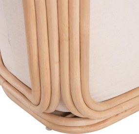 ΠΟΛΥΘΡΟΝΑ DUCHESS ΑΠΟ RATTAN ΦΥΣΙΚΟ-ΕΚΡΟΥ ΜΑΞΙΛΑΡΙ HM9478 81x59x70Y εκ.