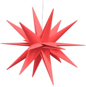 vidaXL Φωτιστικό Χριστουγεννιάτικο με LED Αναδιπλούμενο Κόκκινο 57 εκ