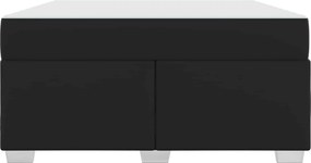 vidaXL Σκελετός Κρεβατιού Μαύρο 160 x 200 cm ύφασμα
