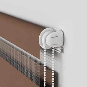 VidaXL Στόρι Ζέβρας Καφέ 75x230 εκ. Πλάτος Υφάσματος 70,9 εκ. Πολυεστέρας