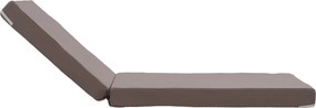 ΜΑΞΙΛΑΡΙ ΞΑΠΛΩΣΤΡΑΣ POLYESTER SIFNOS ΓΚΡΙ HM11235.10P 190x70x11 εκ.