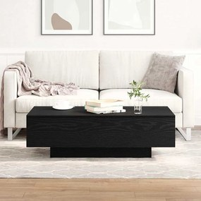 vidaXL Τραπεζάκι σαλονιού Μαύρη Οξυά 100 x 49,5 x 31 cm