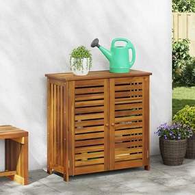 vidaXL Ντουλάπι Κήπου Καστανό 78 x 36.5 x 78cm Καμπούντα ξύλο ακακίας