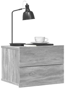 vidaXL Κομοδίνα 2 Τεμ. Γκρι Sonoma 40x30x30 εκ. από Επεξεργασμένο Ξύλο