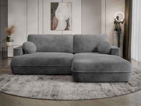 Γωνιακός Καναπές Fuego-Δεξιά-Ανθρακί