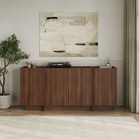 Μπουφές Dorma Megapap χρώμα καρυδί milano 180x45x80,2εκ.