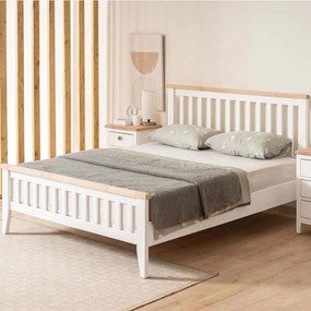Κρεβάτι Inci Modern Country (Για Στρώμα 120x200cm) 524ADS1505 120x200x98cm White  Semi-double