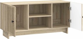 vidaXL Ντουλάπι TV 102 x 34,5 x 50 εκ. Sonoma Δρυς Επεξεργασμένο Ξύλο