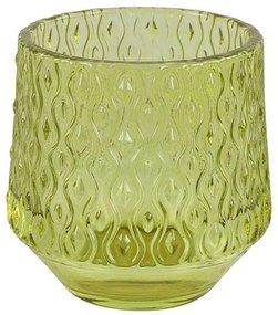 Κηροπήγιο 013.796061 8x7,5cm Lime Glass