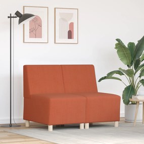 vidaXL Καθίσμα Σαλονιού 2 pcs Πορτοκαλί 55 x 74 x 82 εκ. Βελούδο
