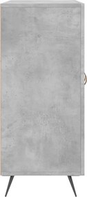 vidaXL Ντουλάπι Γκρι Σκυροδέματος 90x34x80 εκ. Επεξεργασμένο Ξύλο