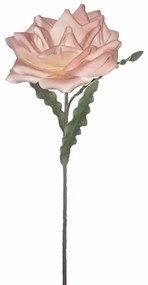 Τεχνητό Λουλούδι Τριαντάφυλλο 00-00-6127-2 11x26x70cm Ecru-Pink Marhome Foam