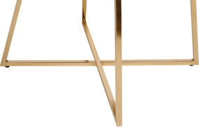 Καρέκλα 4τμχ Χρυσό / Καφέ MADRID 50x49x90