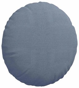 vidaXL Μαξιλάρια καθισμάτων 2 pcs Μπλε Ø 60 cm Υφασμάτινο Κορντουρά