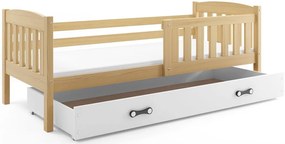 Κρεβάτι Dorian-Φυσικό - Λευκό-200 x 90