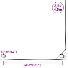 ΜΟΥΣΑΜΑΣ ΠΡΑΣΙΝΟΣ 2,5 X 4,5 Μ. 600 ΓΡ./Μ² 156053