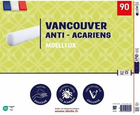 μαξιλάρι DODO Vancouver Λευκό 90 cm Ακάρεα κατά της σκόνης