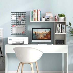 Επιτραπέζια Ραφιέρα Γραφείου με 5 Ράφια 94 x 25 x 74 cm Costway CB10471WH