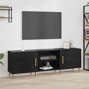 vidaXL Ντουλάπι TV Μαύρη δρυς 150 x 30 x 50 cm Επεξεργασμένο ξύλο