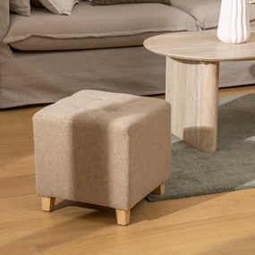 Σκαμπό (35x35x35) A-S Leandre Beige 121360T