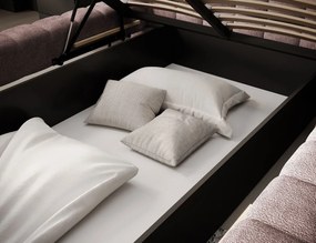 Επενδυμένο κρεβάτι Cloud-Roz-180 x 200