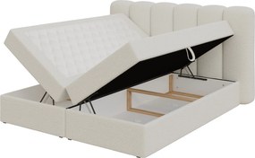 Επενδυμένο Κρεβάτι Softi I-Εκρού-160 x 200