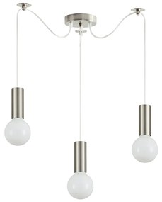 Φωτιστικό Οροφής  SE21-NM-4-NM3 ADEPT TUBE Nickel Matt Pendant+ - 51W - 100W - 77-8387