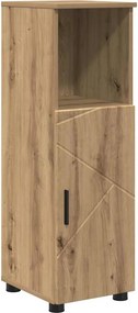 vidaXL Ντουλάπι Μπάνιου Artisan Oak 30 x 35 x 95 εκ
