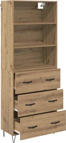 vidaXL Highboard 2 pcs Artisan Oak 69,5 x 34 x 180 εκ.