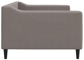 ΚΑΝΑΠΕΣ ΚΡΕΒΑΤΙ TAUPE 90 X 200 ΕΚ. ΥΦΑΣΜΑΤΙΝΟΣ 354164