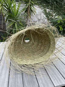 Κρεμαστό ψάθινο φωτιστικό 35 x 45 εκ.