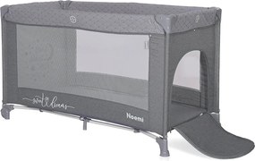 BABY COT NOEMI 1 LAYER COOL GREY STAR