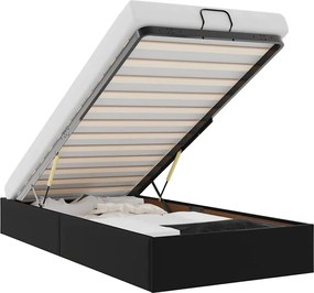 vidaXL Πλαίσιο κρεβατιού οθωμανικού κρεβατιού χωρίς στρώμα Λευκό