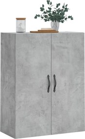 vidaXL Ντουλάπι Επιτοίχιο Γκρι Σκυροδεμ. 69,5x34x90 εκ. Επεξεργ. Ξύλο