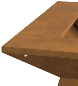 vidaXL Φωτιά 48x48x40 εκ Ανθεκτικός Χάλυβας