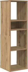 vidaXL Βιβλιοθήκη Artisan Δρυς 34x31x112 εκ. Επεξεργασμένο Ξύλο
