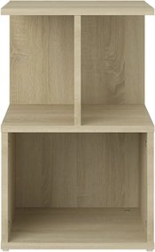 vidaXL Κομοδίνο Sonoma Δρυς 35 x 35 x 55 εκ. από Επεξ. Ξύλο