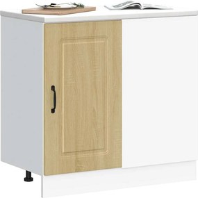 vidaXL ντουλάπι βάσης κουζίνας Kalmar Sonoma δρυς Επεξεργασμένο Ξύλο