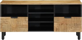 vidaXL Ντουλάπι τηλεόρασης καφέ 100x33x46 cm μασίφ ξύλο Mango