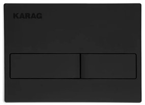 Karag C226-020 Carina Πλακέτα Καζανακίου Διπλής Λειτουργίας Black Matt