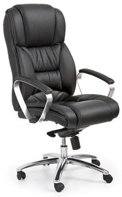 Καρέκλα γραφείου Houston 595, Μαύρο, 118x68x74cm, 26 kg, Με ρόδες, Με μπράτσα, Μηχανισμός καρέκλας: Μηχανισμός multiblock | Epipla1.gr