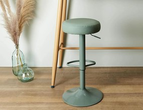 ΚΑΡΈΚΛΕΣ &amp; ΠΟΛΥΘΡΌΝΕΣ MUMFORD GREEN ADJUSTABLE BAR STOOL HD7606