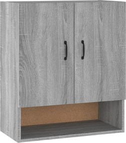 vidaXL Ντουλάπι Τοίχου Γκρι Sonoma 60x31x70εκ. Επεξεργασμένο Ξύλο