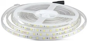 V-TAC Ταινία LED SMD 24V 10W 830lm/m 60LEDs/m 120° IP65 Φυσικό Λευκό 212563 (5 μέτρα)