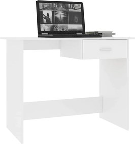 vidaXL Γραφείο Λευκό 100 x 50 x 76 εκ. από Επεξ. Ξύλο