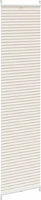 vidaXL Σύστημα Σκίασης Πλισέ Κρεμ 40 x 200 εκ.