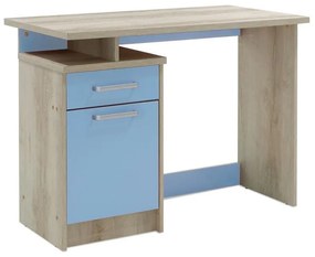 Γραφείο εργασίας Looney χρώμα castillo-μπλε 100x55x75εκ 100x55x75 εκ.