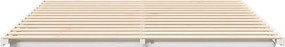 vidaXL Σκελετός Κρεβατιού Λευκό 200 x 220 cm Στερεά ξυλεία πεύκου