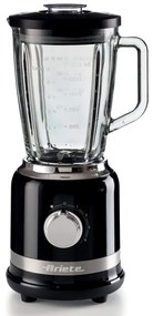 Μπλέντερ Ariete MODERNA 0585/02, 1000W, 4 λεπίδες, 1.5 l, 4 ταχύτητες + παλμός, γυάλινη κανάτα, Μαύρο